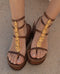 Sandalias Atalanta Cuña 7 Choco
