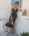 Sandalias Atalanta Tacón Black