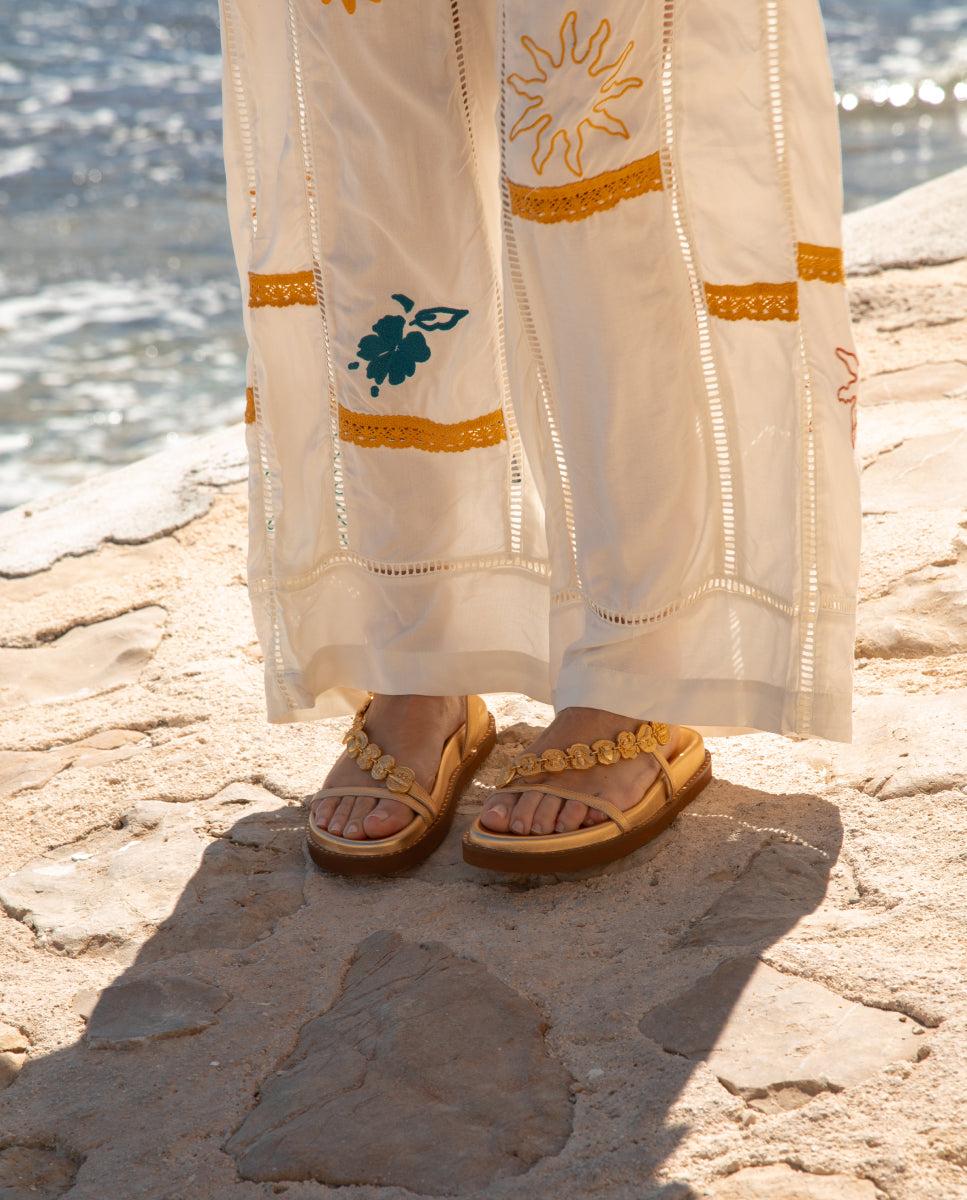 Sandalias Paros BIO Gold