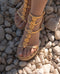 Sandalias Plaka Cuña 7 Gold