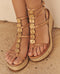 Sandalias Plaka Cuña 7 Natural