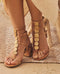 Sandalias Plaka Tacón Natural