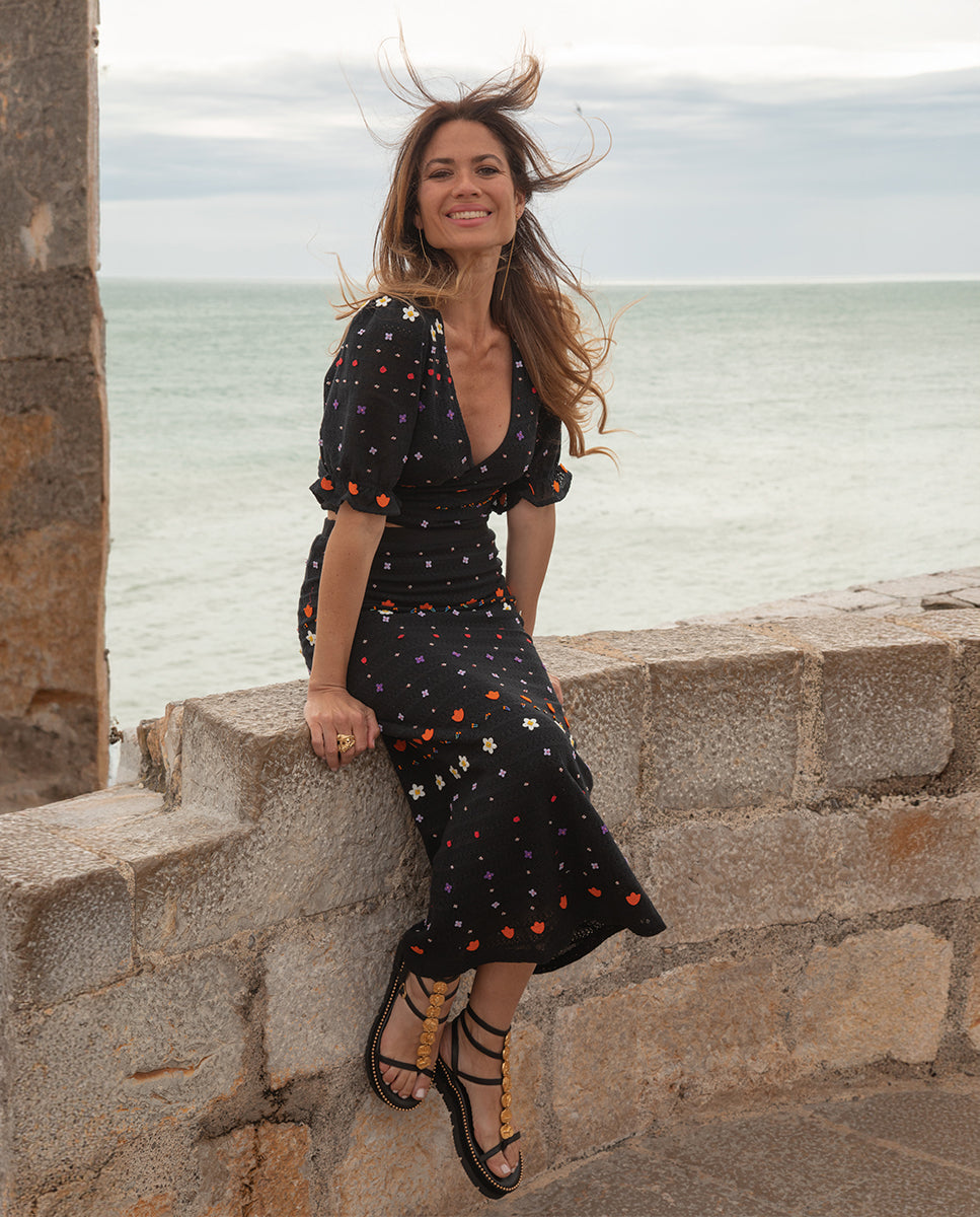 Sandalias Plaka Plataforma Black