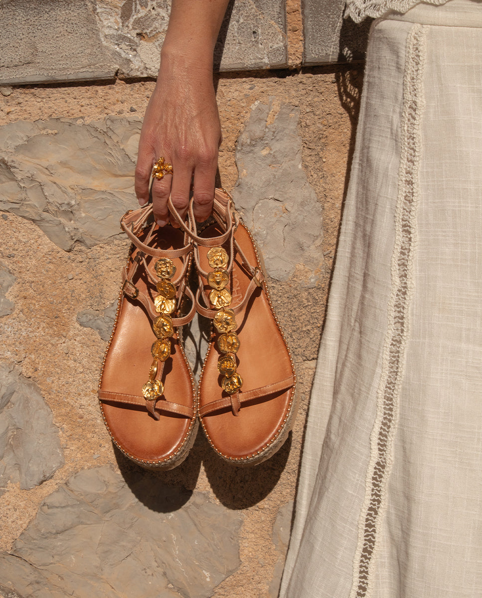 Sandalias Plaka Plataforma Natural
