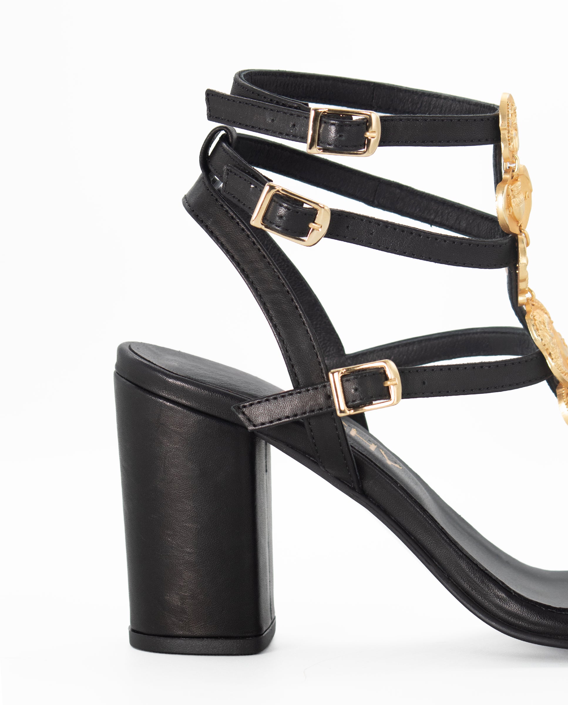 Sandalias Plaka Tacón 8 Black