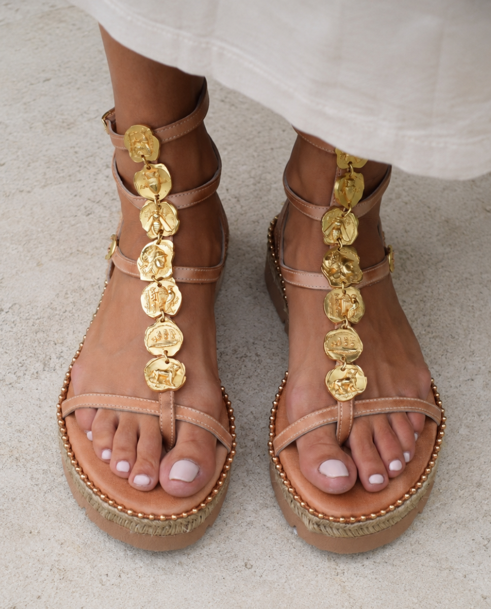 Sandalias Plaka Plataforma Natural