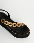 Sandalias Ariadna Cuña Black 7 - cuchy.es