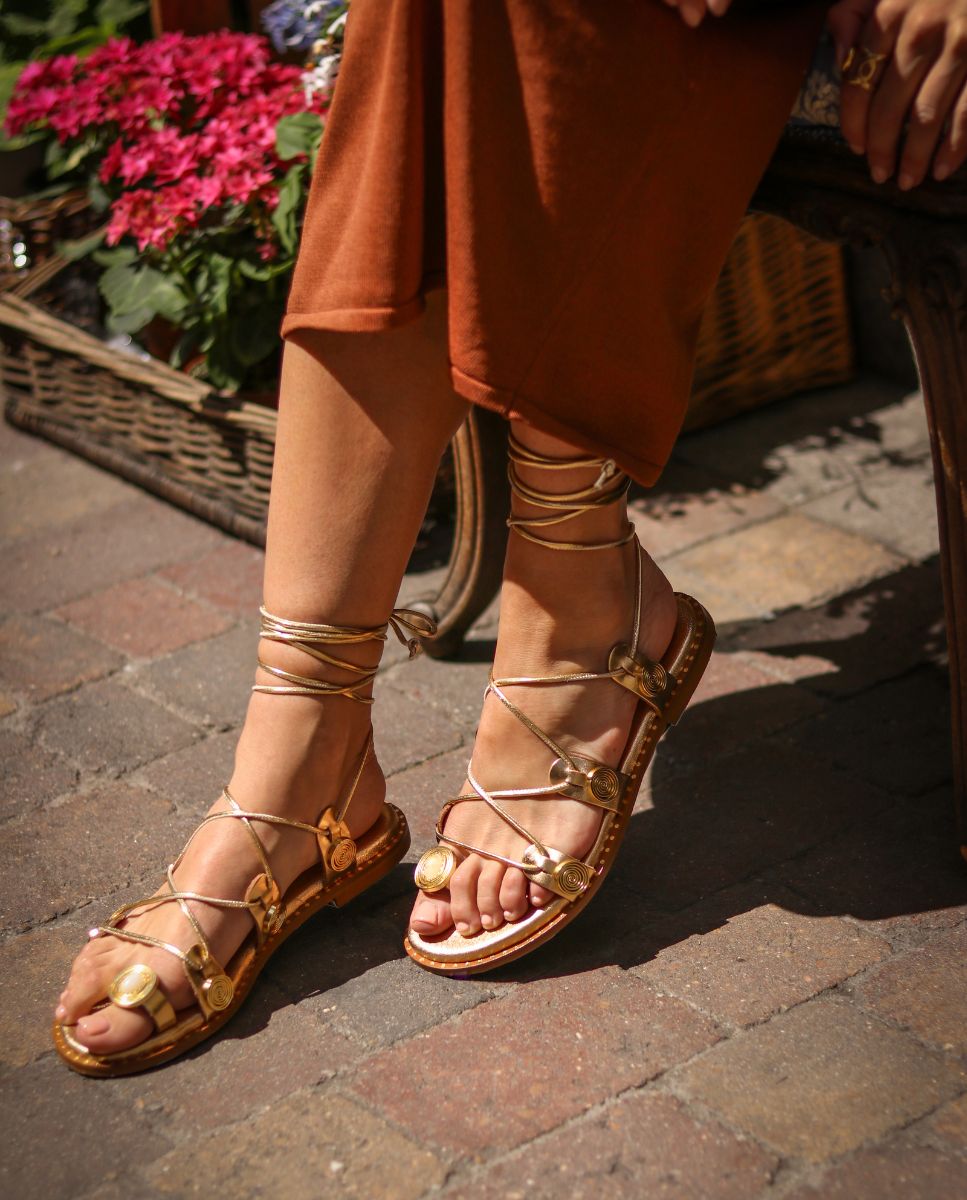 Sandalias Atenea Gold - cuchy.es