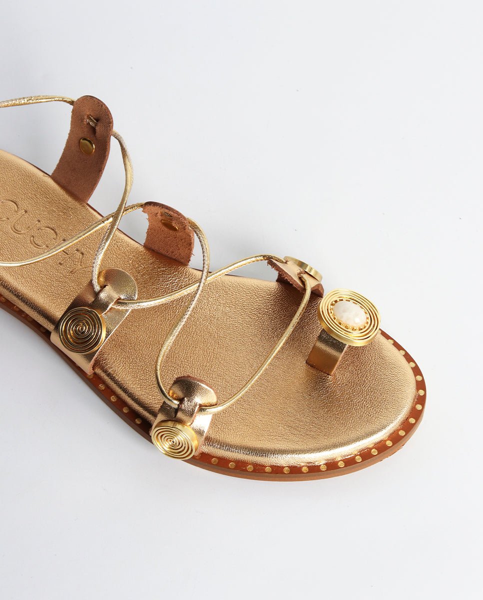 Sandalias Atenea Gold - cuchy.es