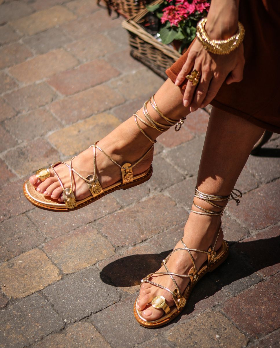 Sandalias Atenea Gold - cuchy.es
