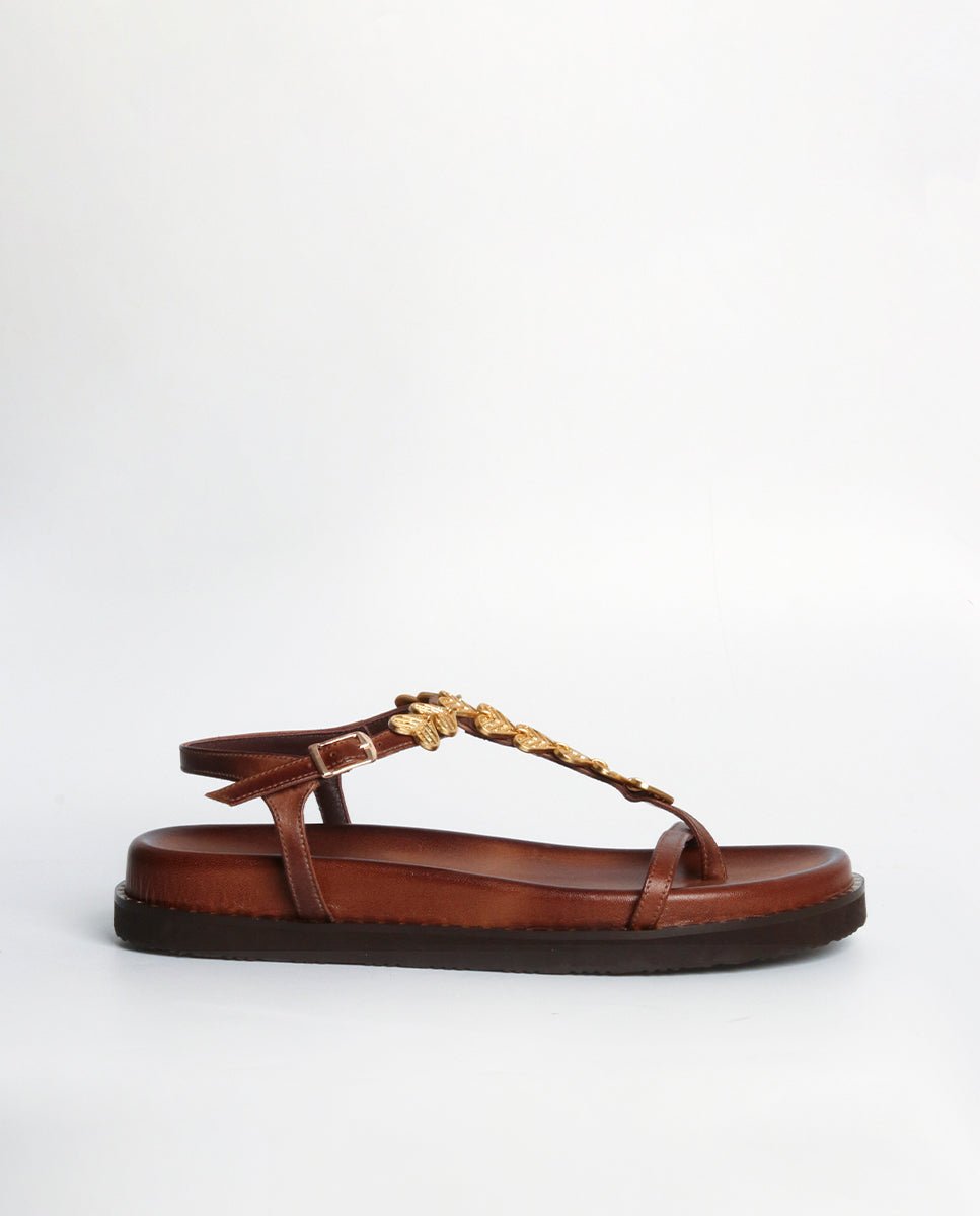 Sandalias Aura Plataforma Bio Choco - cuchy.es