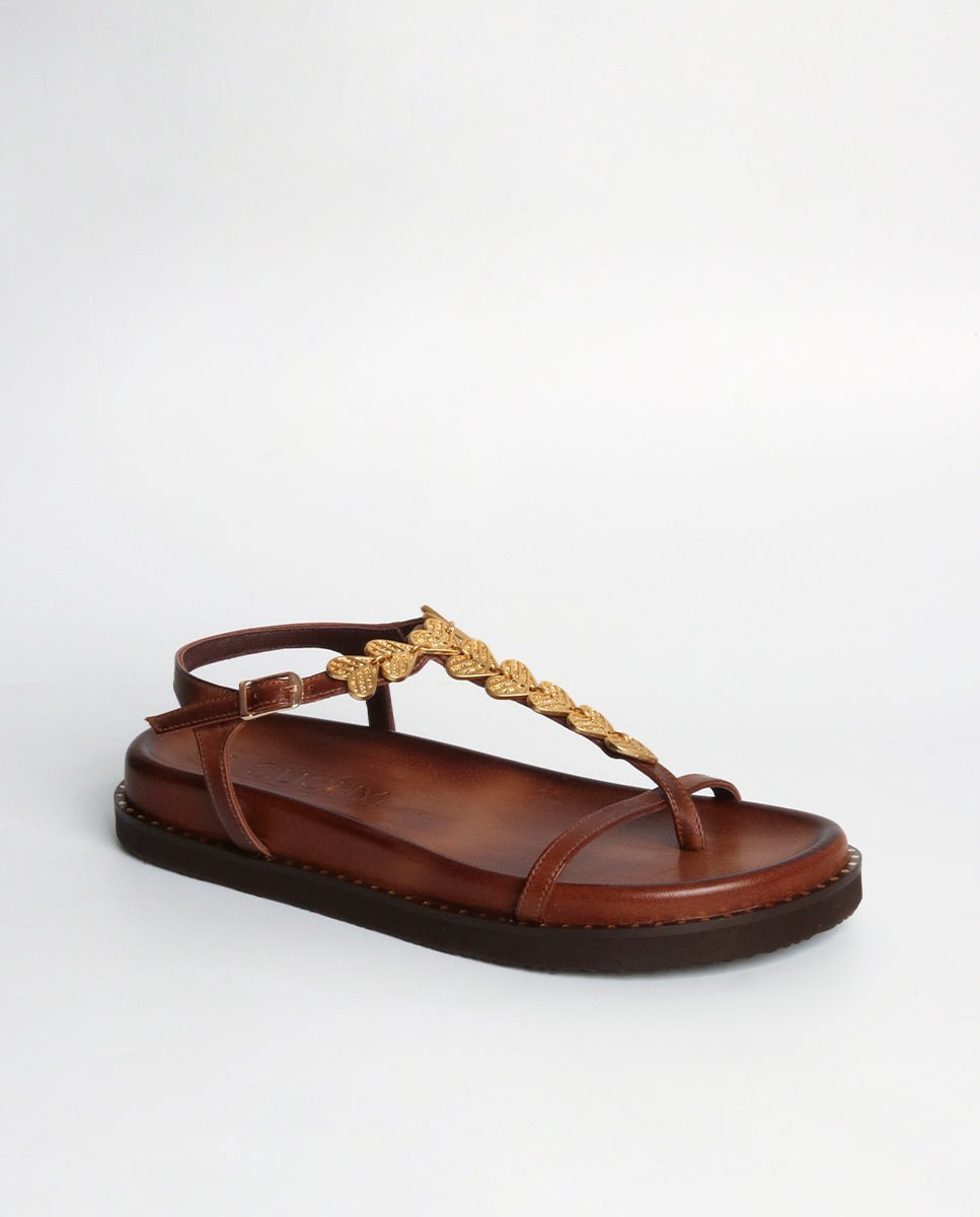 Sandalias Aura Plataforma Bio Choco - cuchy.es