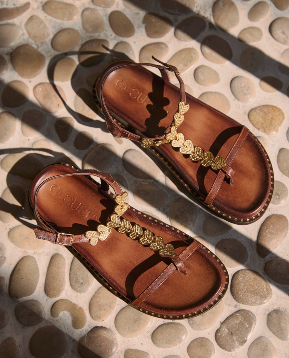 Sandalias Aura Plataforma Bio Choco - cuchy.es