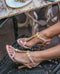 Sandalias de tacón Aura Nude - cuchy.es