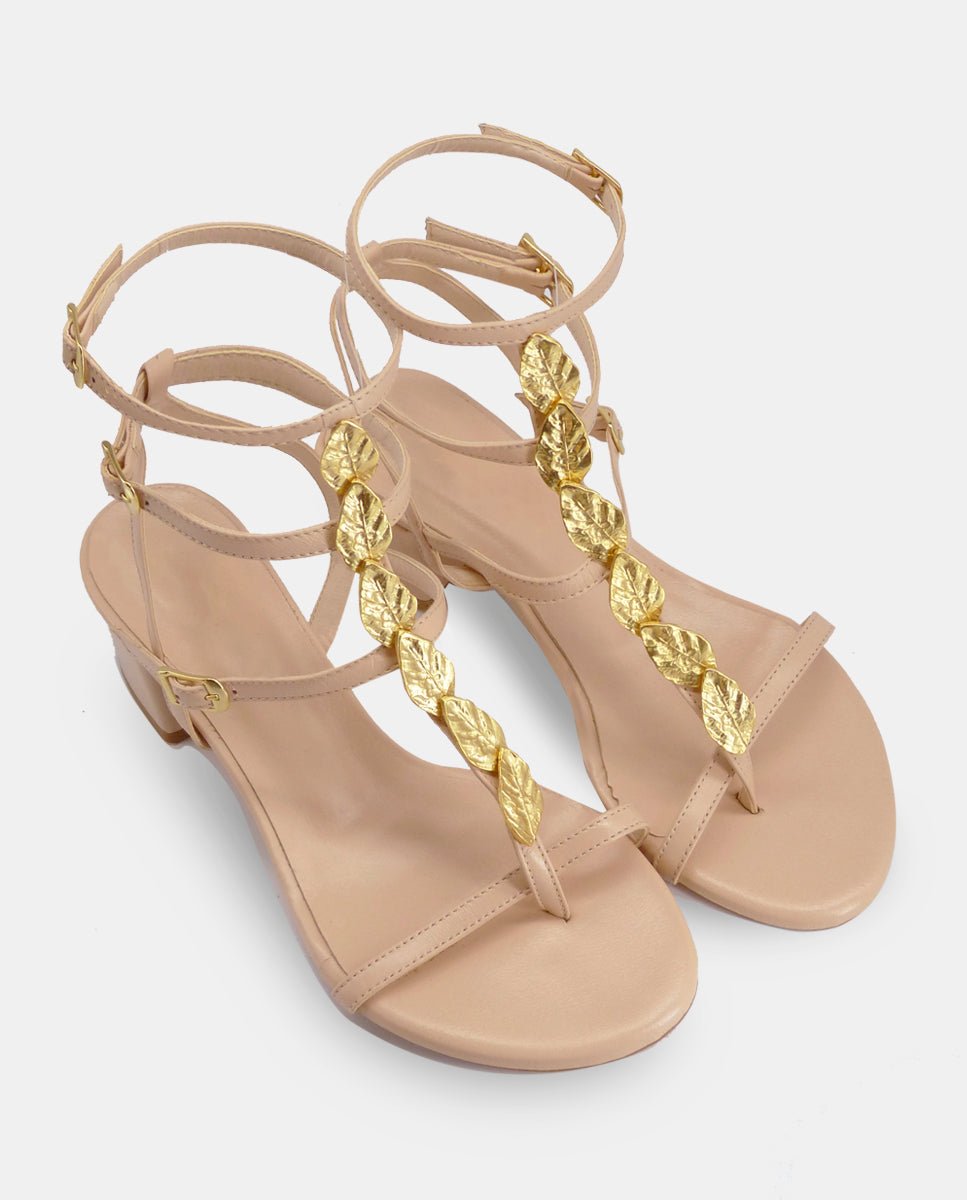 Sandalias de tacón Calista Nude - cuchy.es