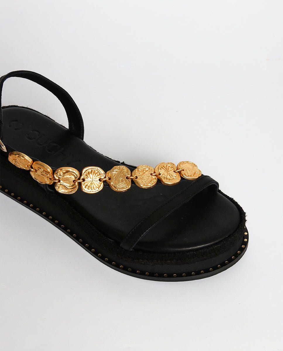 Sandalias Enea Cuña Black 4 - cuchy.es