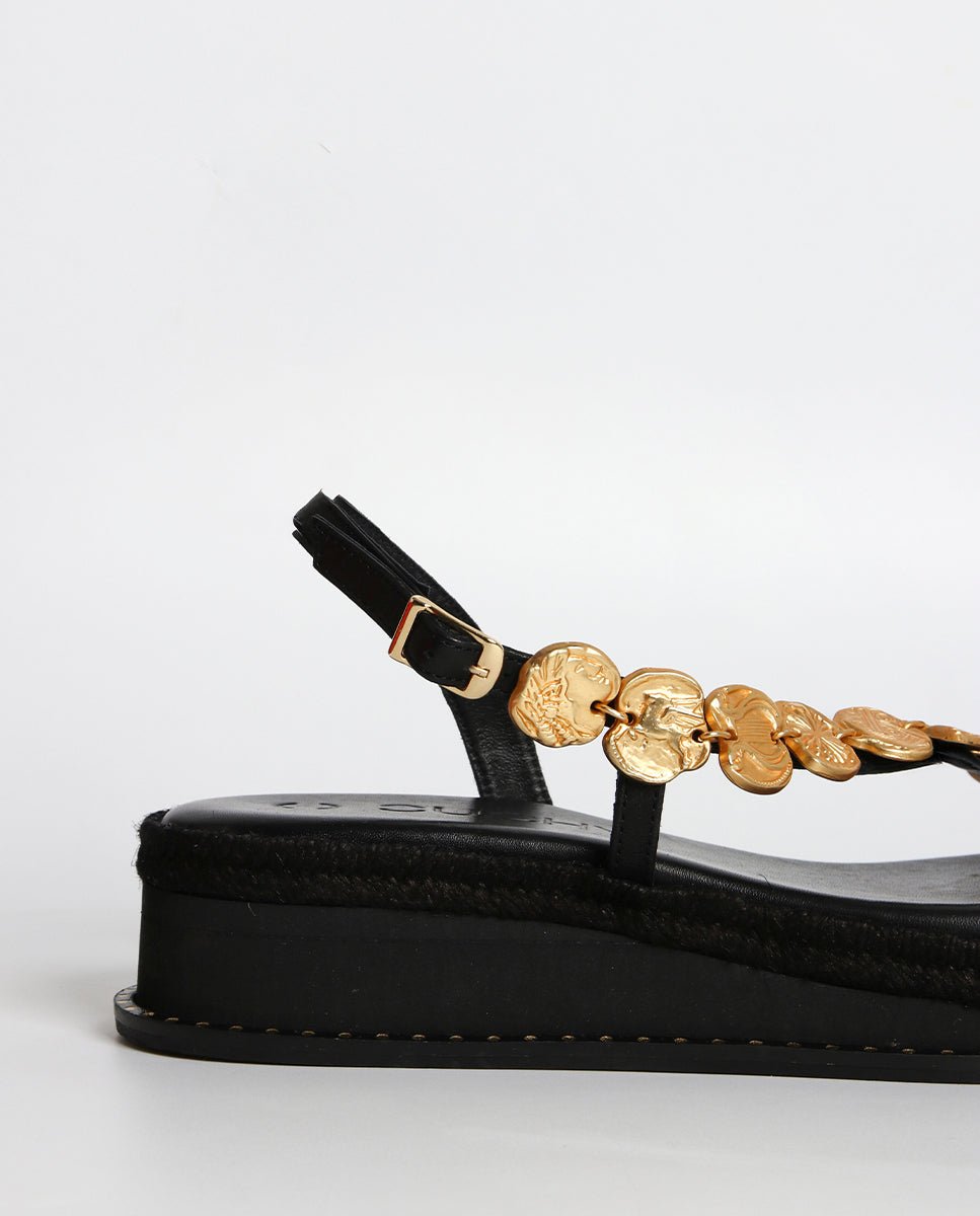 Sandalias Enea Cuña Black 4 - cuchy.es