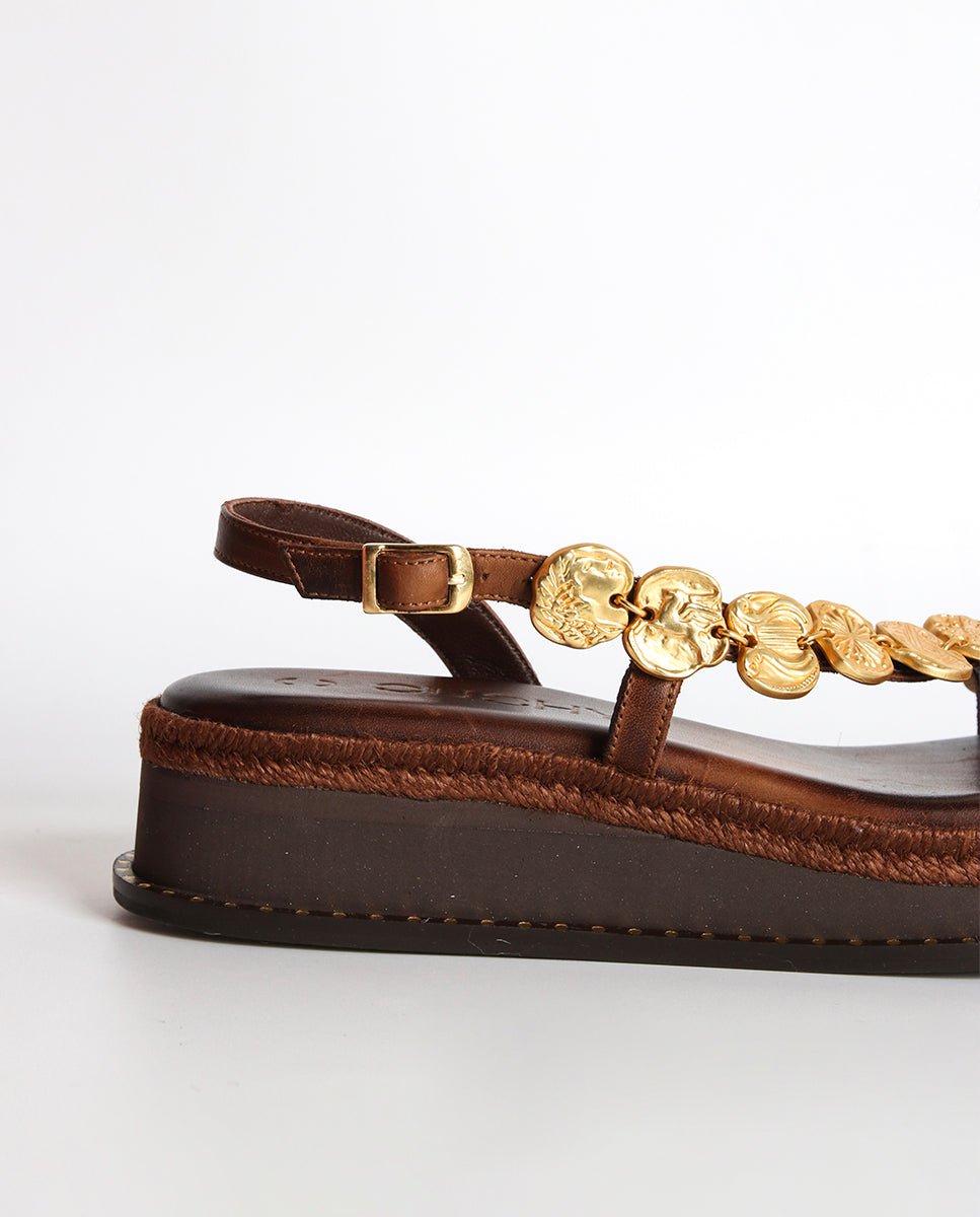 Sandalias Enea Cuña Choco 4 - cuchy.es