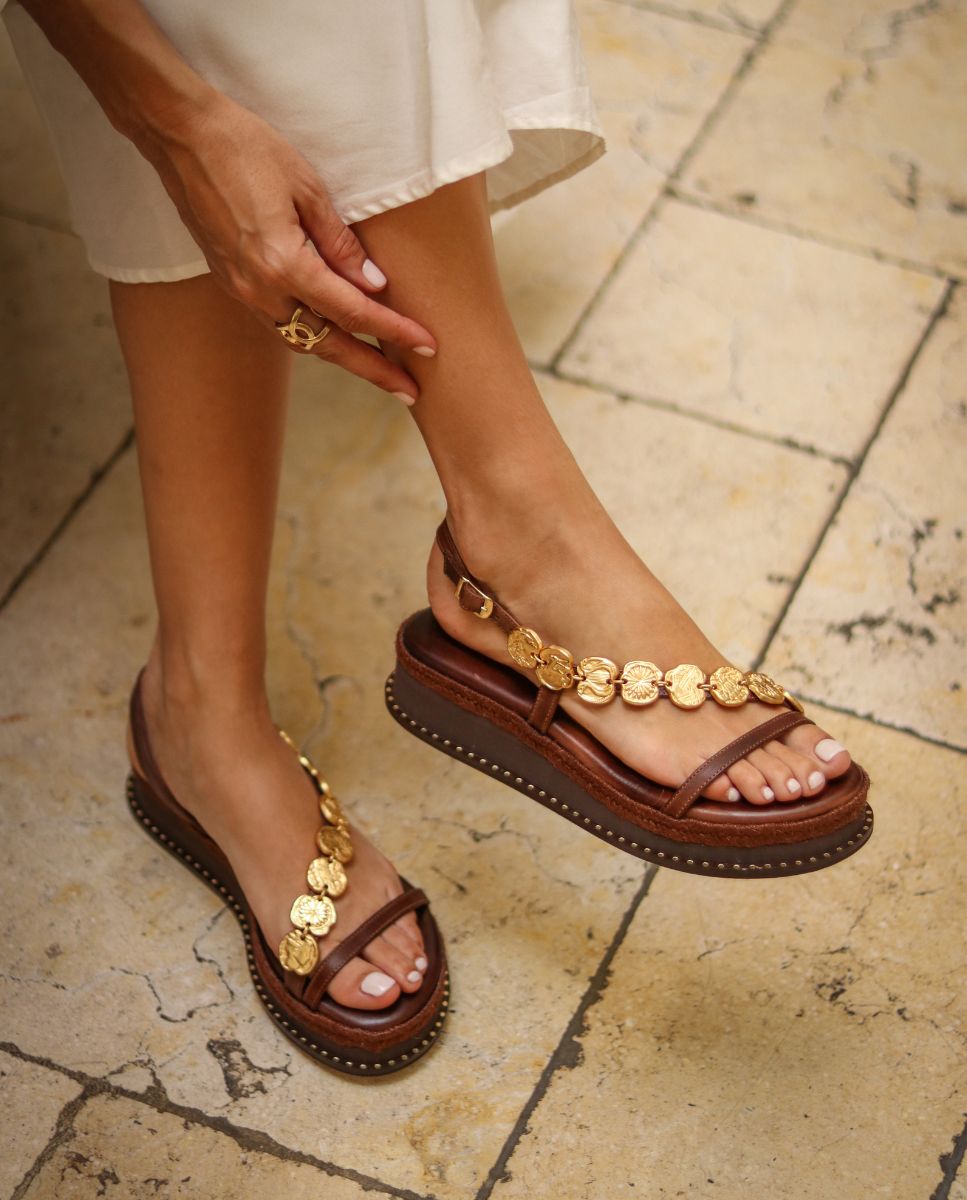 Sandalias Enea Cuña Choco 4 - cuchy.es