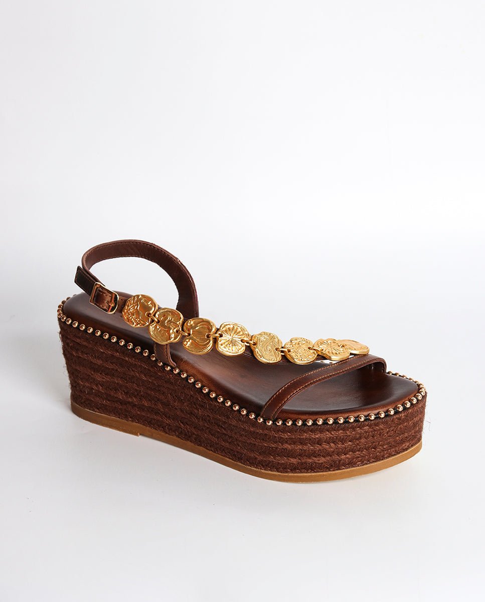 Sandalias Enea Cuña Choco 7 - cuchy.es