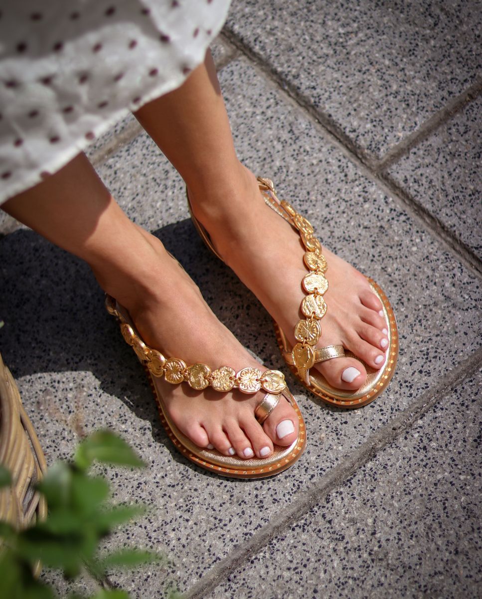 Sandalias Enea Gold - cuchy.es