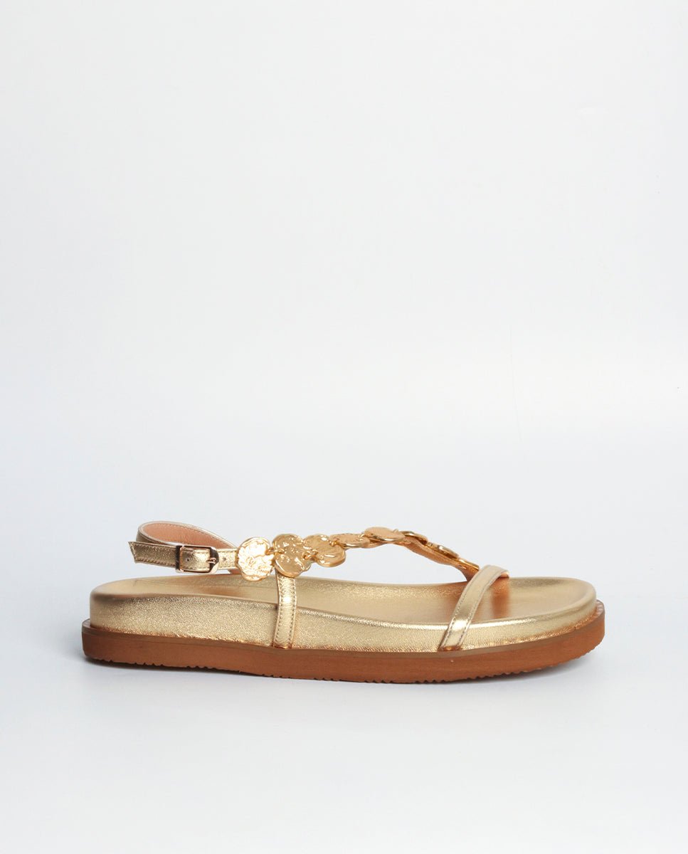 Sandalias Enea Plataforma Bio Gold - cuchy.es