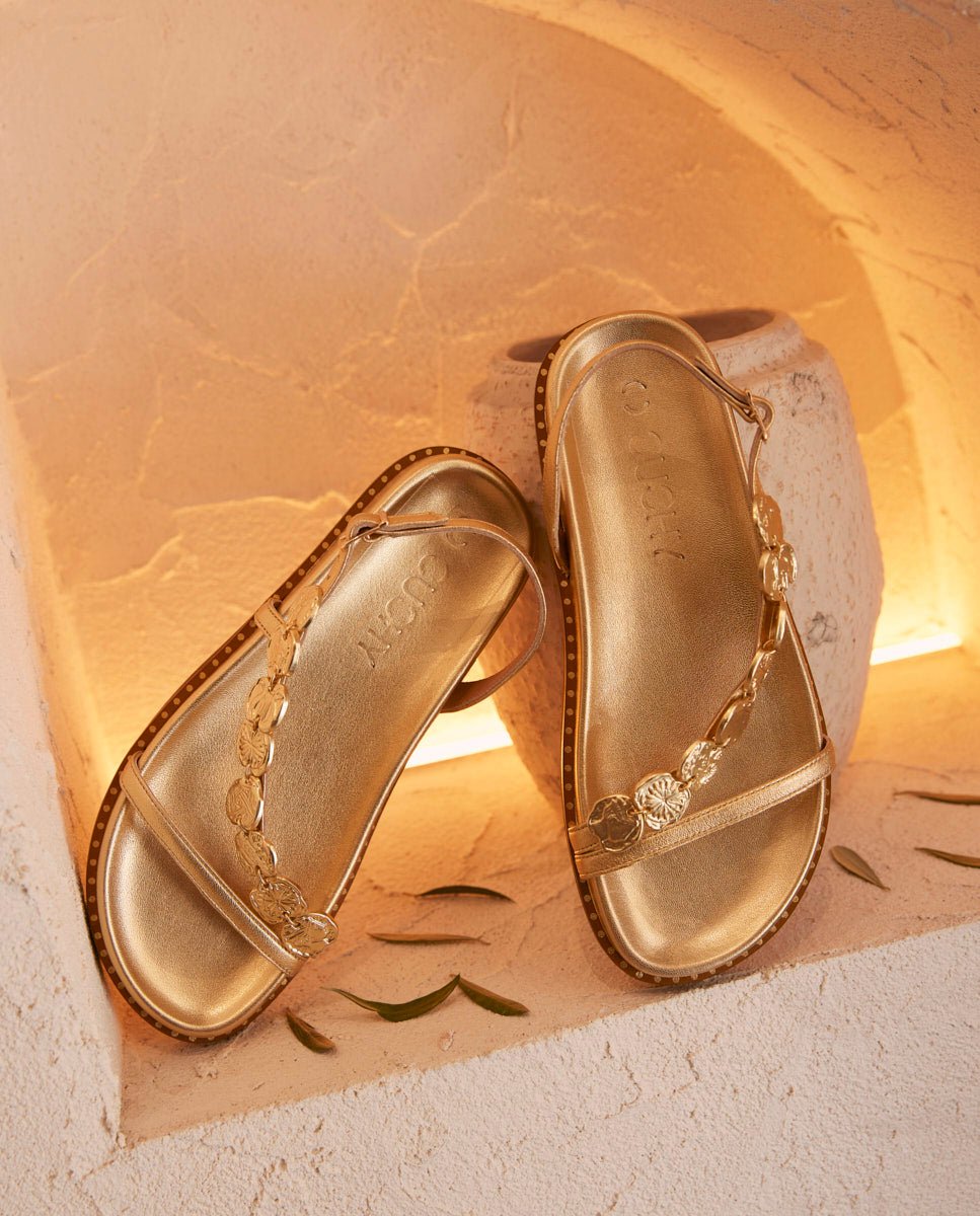 Sandalias Enea Plataforma Bio Gold - cuchy.es