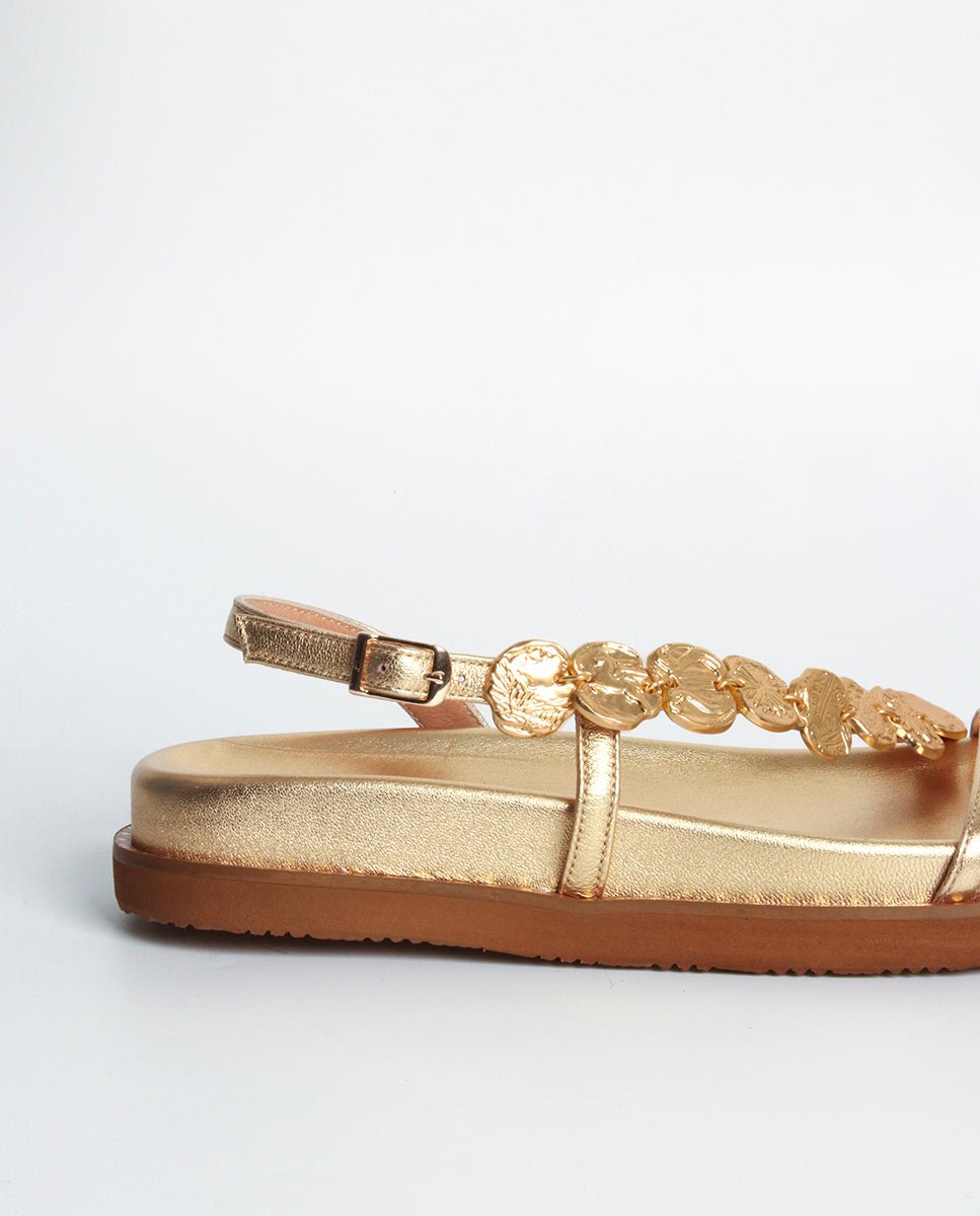 Sandalias Enea Plataforma Bio Gold - cuchy.es