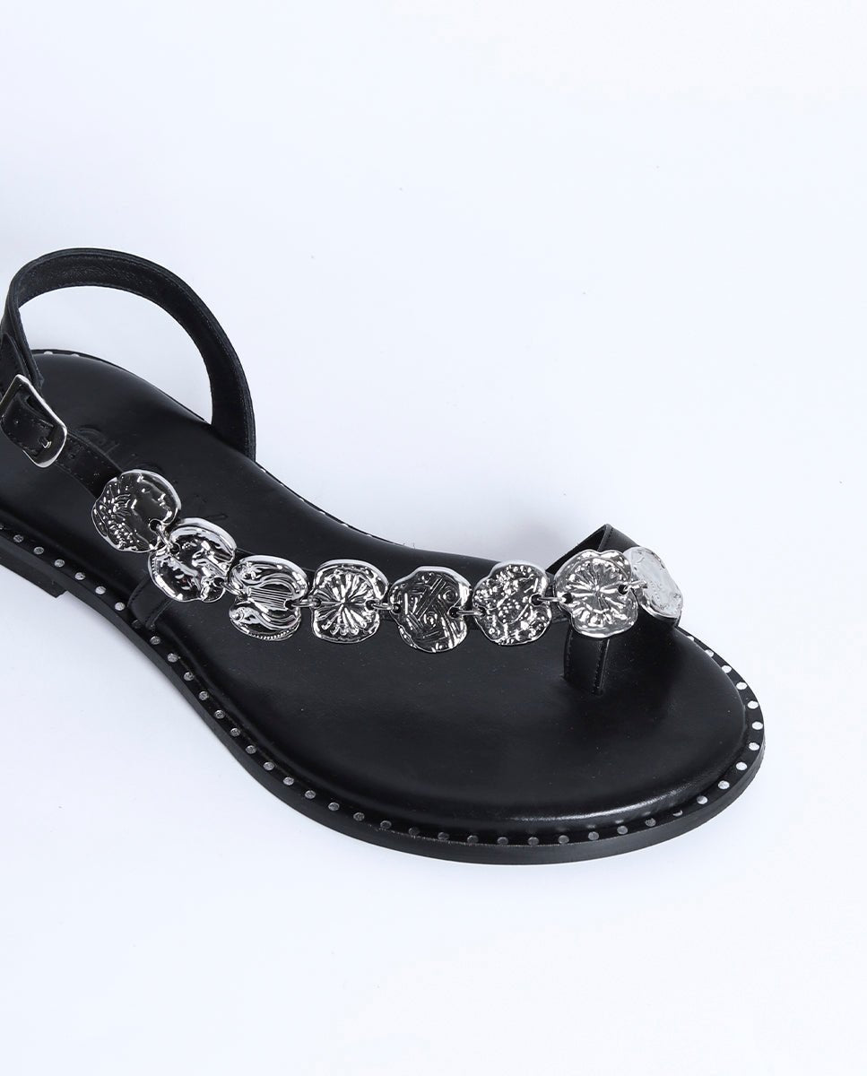 Sandalias Enea Silver Black - cuchy.es