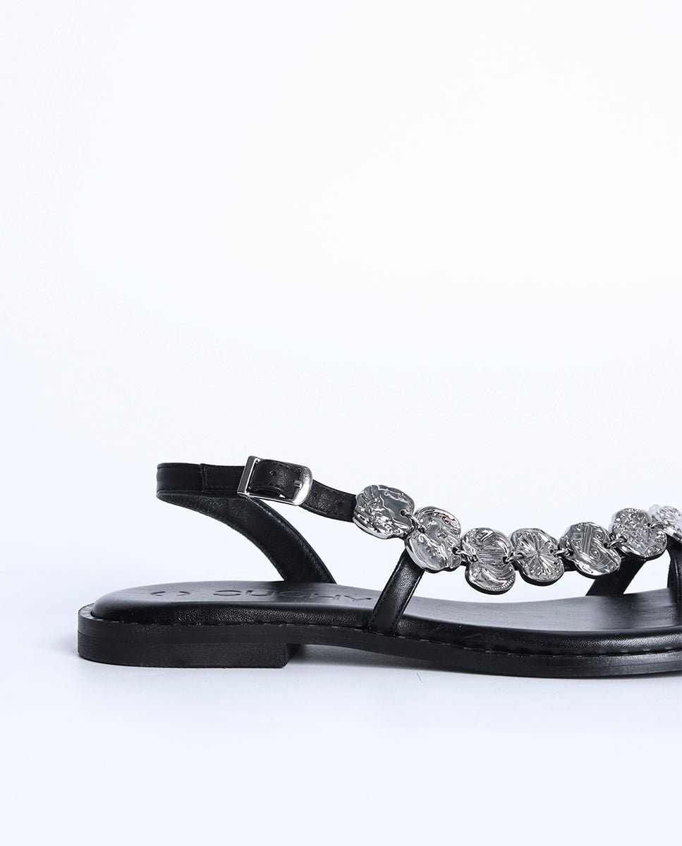 Sandalias Enea Silver Black - cuchy.es