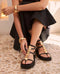 Sandalias Nysa Plataforma Bio Black - cuchy.es