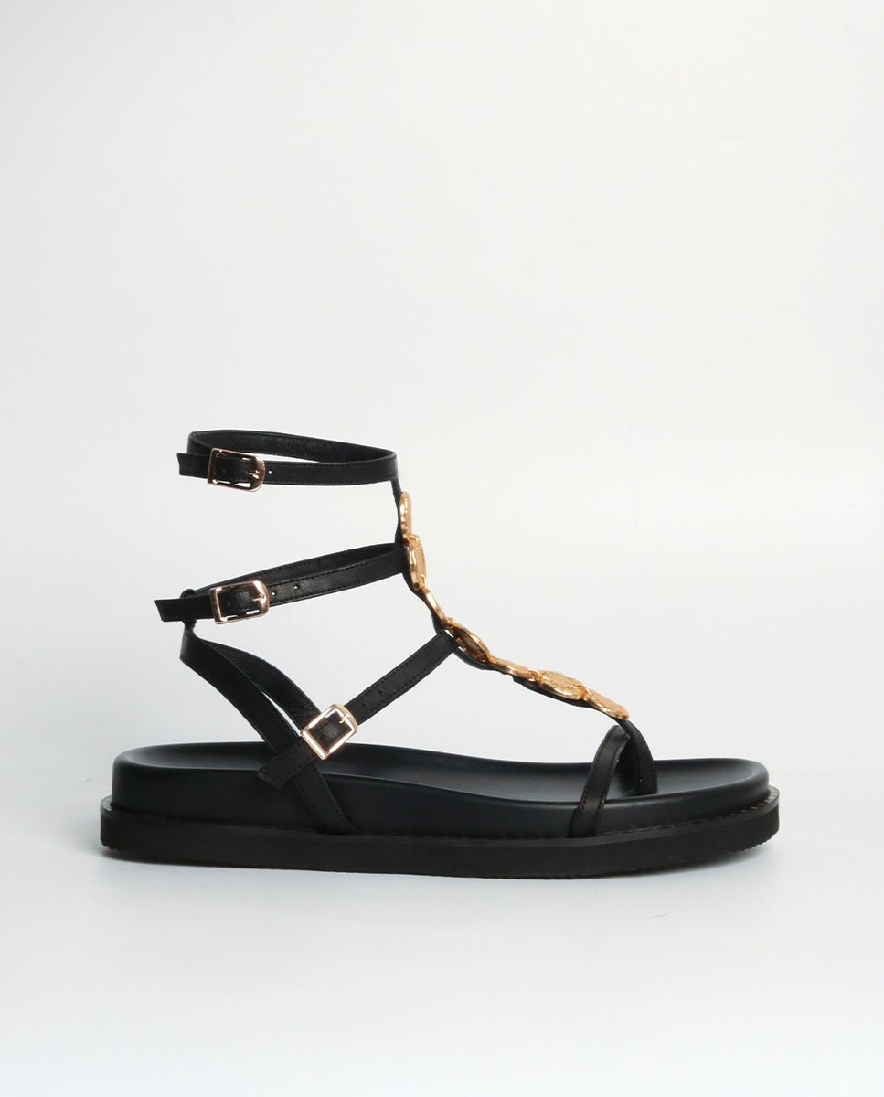 Sandalias Nysa Plataforma Bio Black - cuchy.es