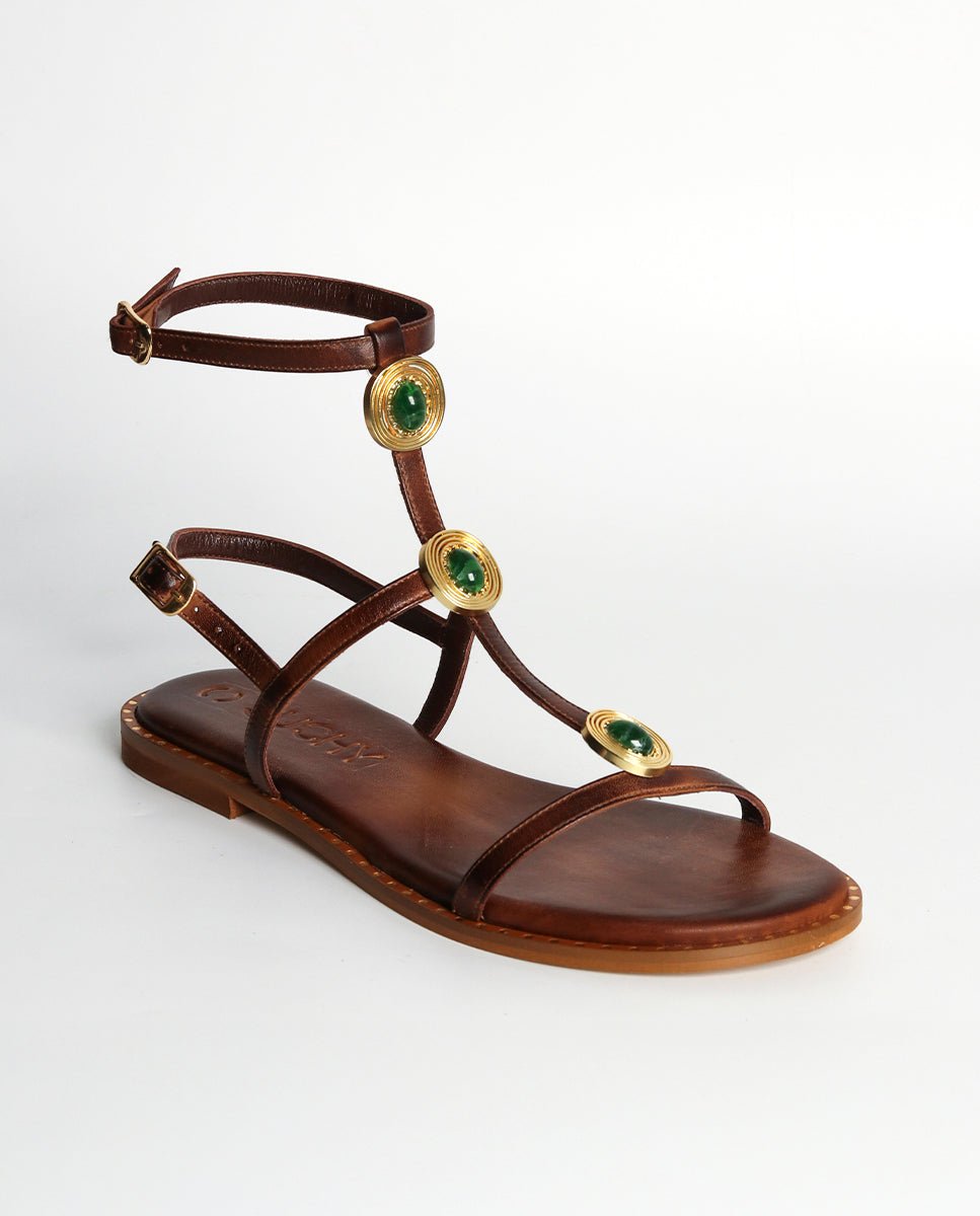 Sandalias Penélope Choco - cuchy.es