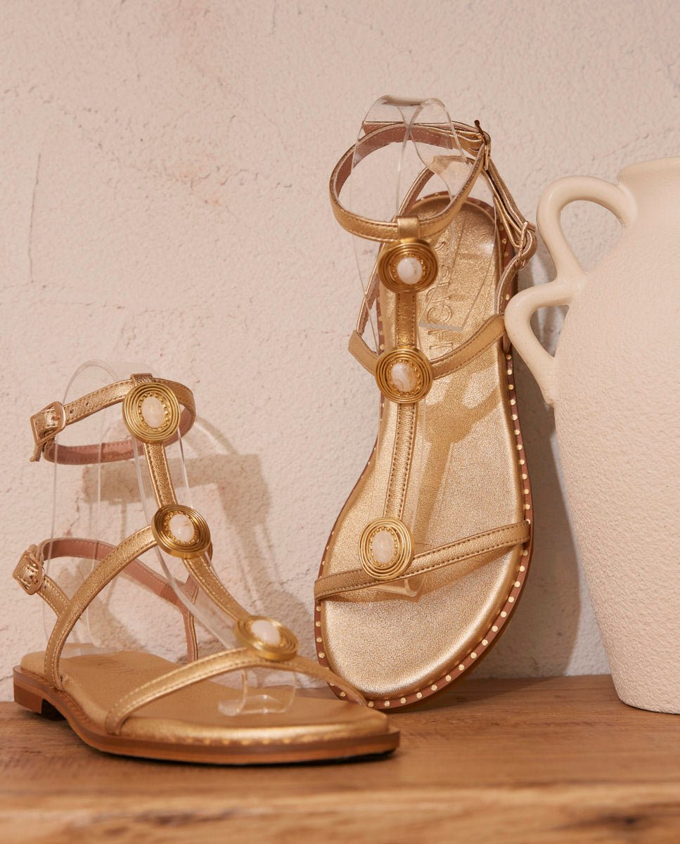 Sandalias Penélope Gold - cuchy.es