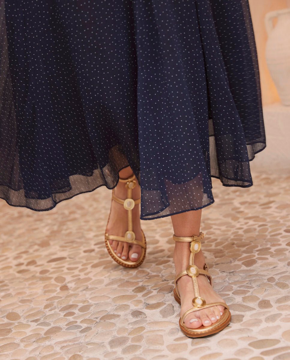 Sandalias Penélope Gold - cuchy.es