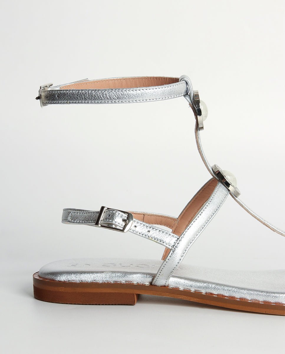 Sandalias Penélope Silver - cuchy.es