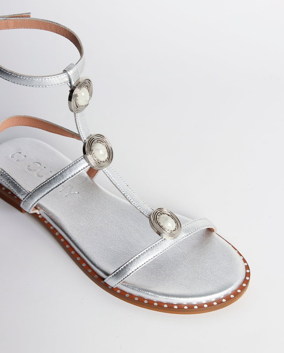 Sandalias Penélope Silver - cuchy.es
