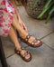 Sandalias Vega Plataforma BIO Choco - cuchy.es