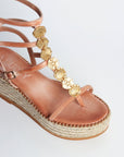 Sandalias Vesta Cuña Natural 7 - cuchy.es