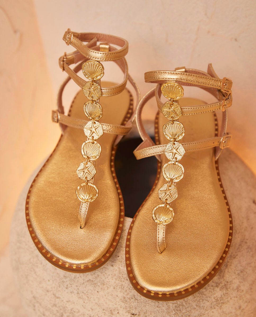 Sandalias Vesta Gold - cuchy.es