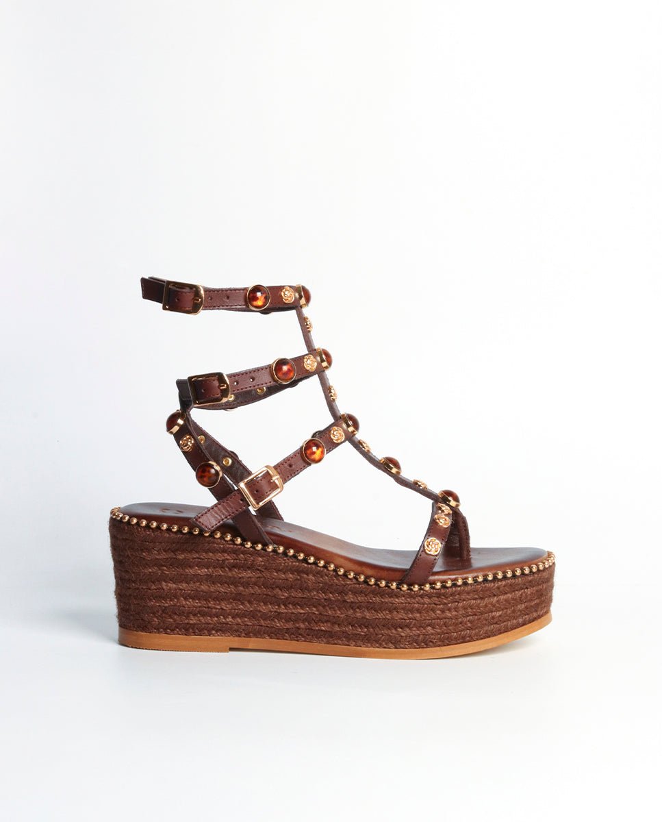 Sandalias Vira Cuña Choco 7 - cuchy.es