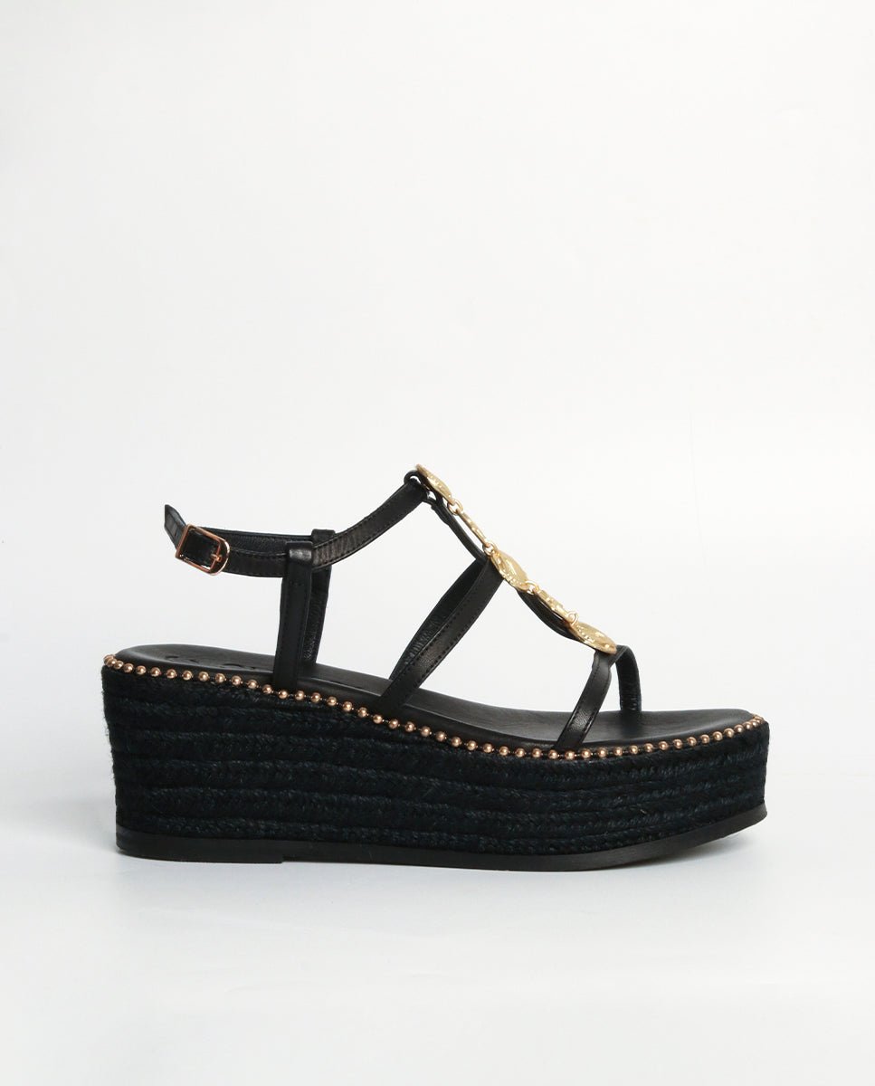 Sandalias Zeia Cuña Black 7 - cuchy.es