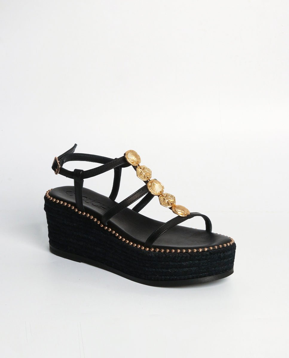 Sandalias Zeia Cuña Black 7 - cuchy.es