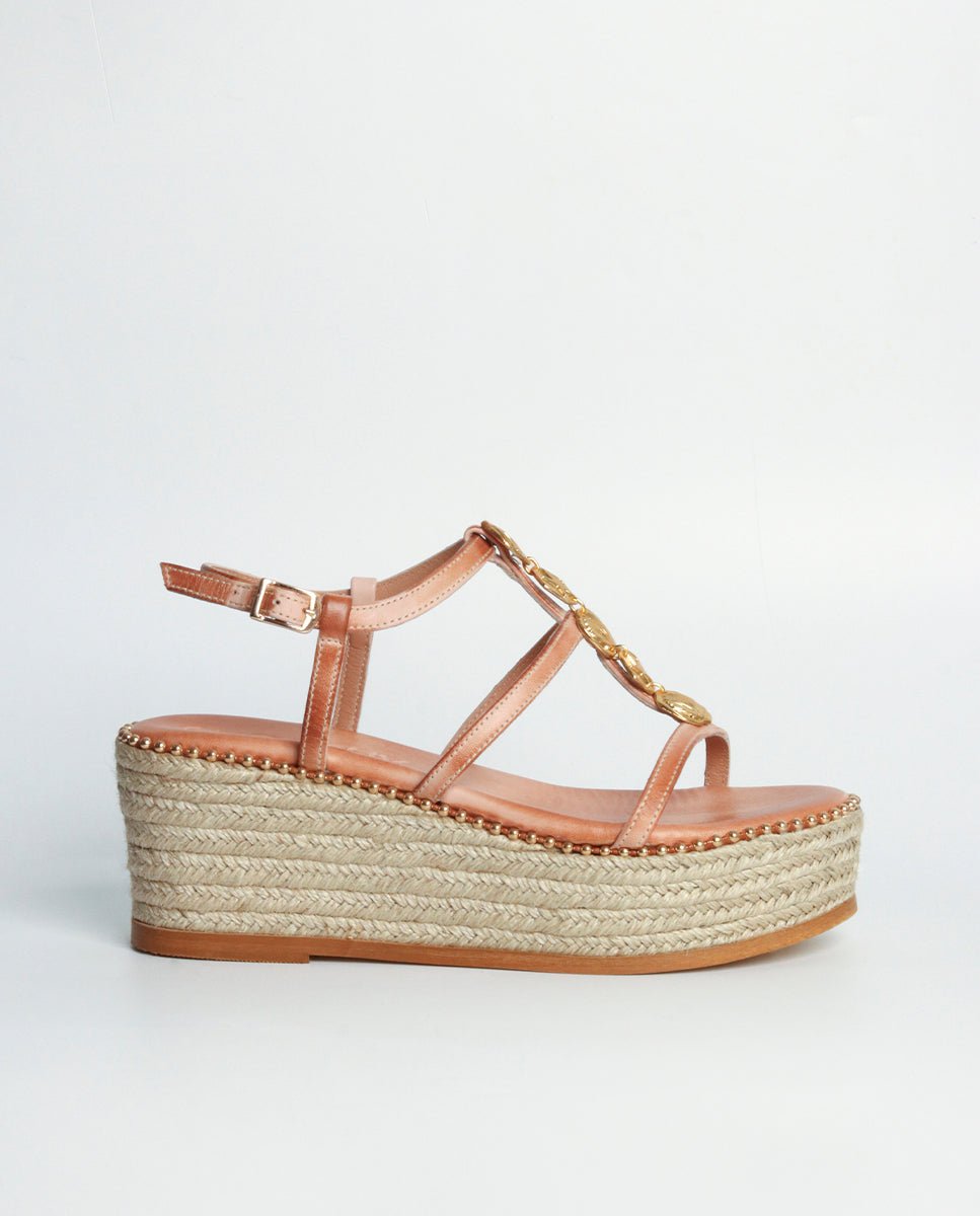 Sandalias Zeia Cuña Natural 7 - cuchy.es