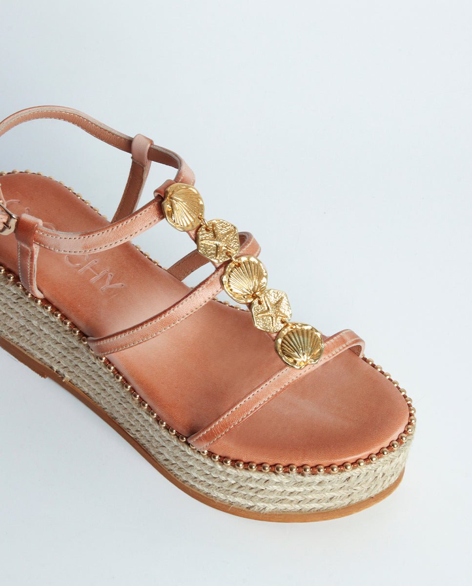 Sandalias Zeia Cuña Natural 7 - cuchy.es