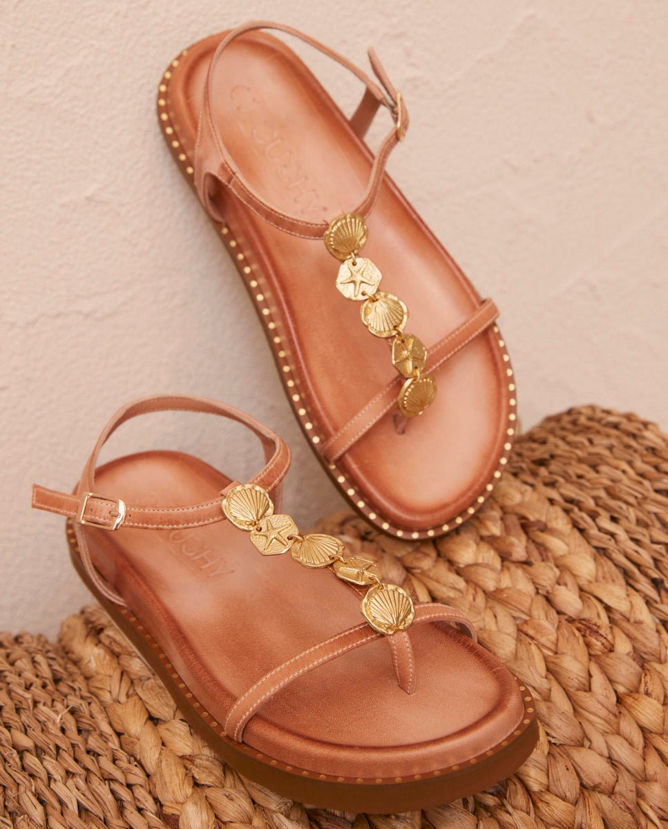 Sandalias Zeia Plataforma Bio Natural - cuchy.es