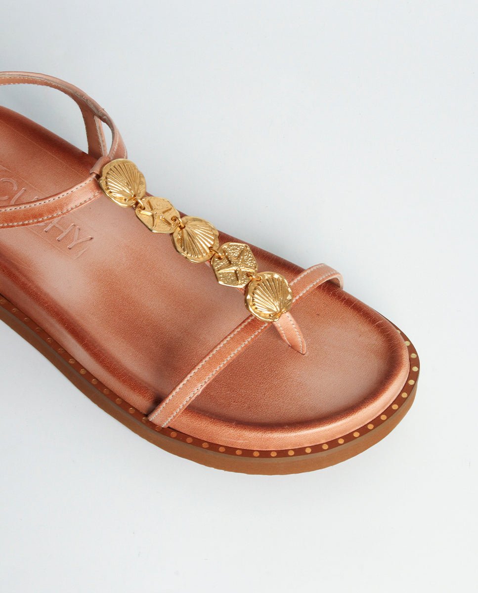 Sandalias Zeia Plataforma Bio Natural - cuchy.es