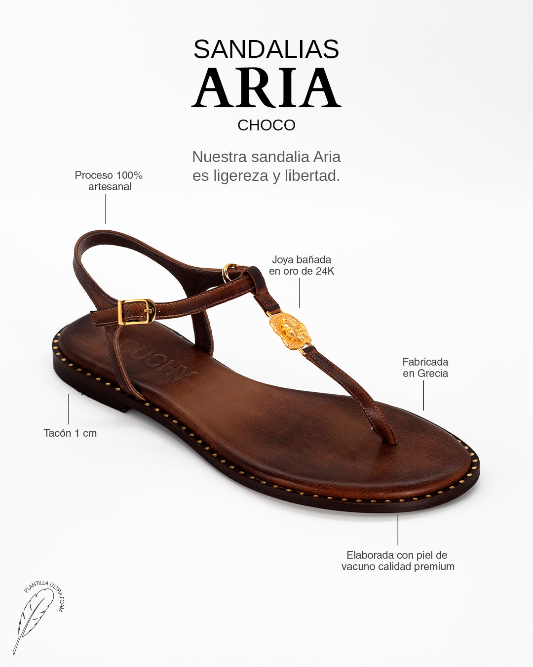 Aria Choco Sandals