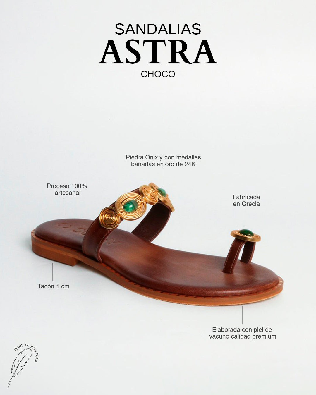 Astra Choco Sandals