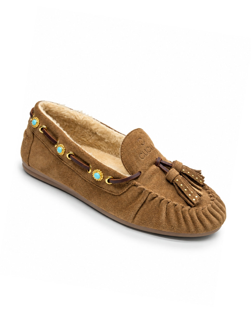 Mocasines Siena Taupe Borreguito